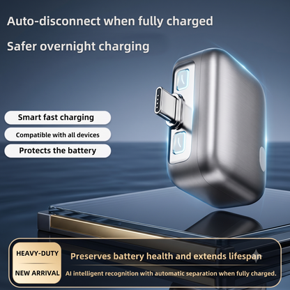 Smart Full Charge Auto Separator USB- C Battery Overcharge Protection