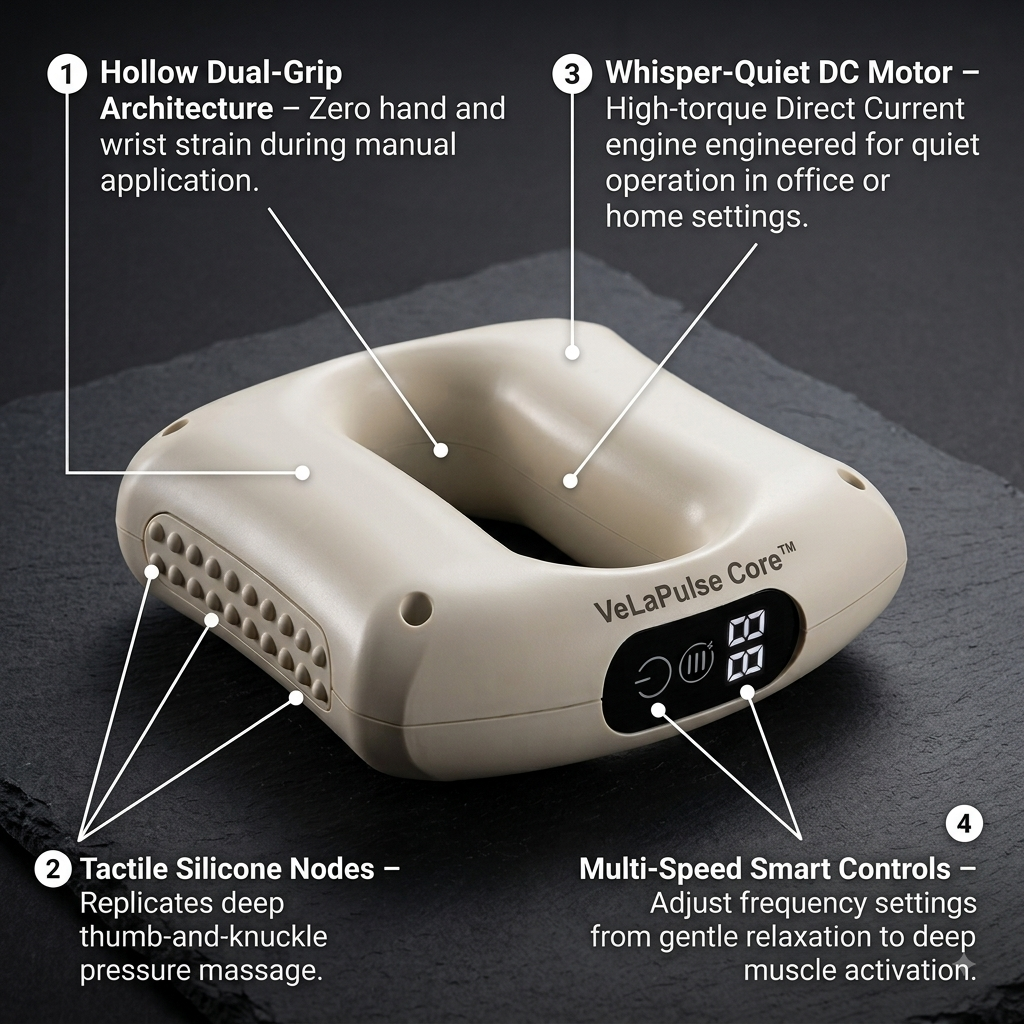 VeLaPulse Core - Electric Fascia Massage and  Muscle Recovery Ring