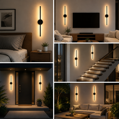 LuxeBeam Wireless Wall Lights