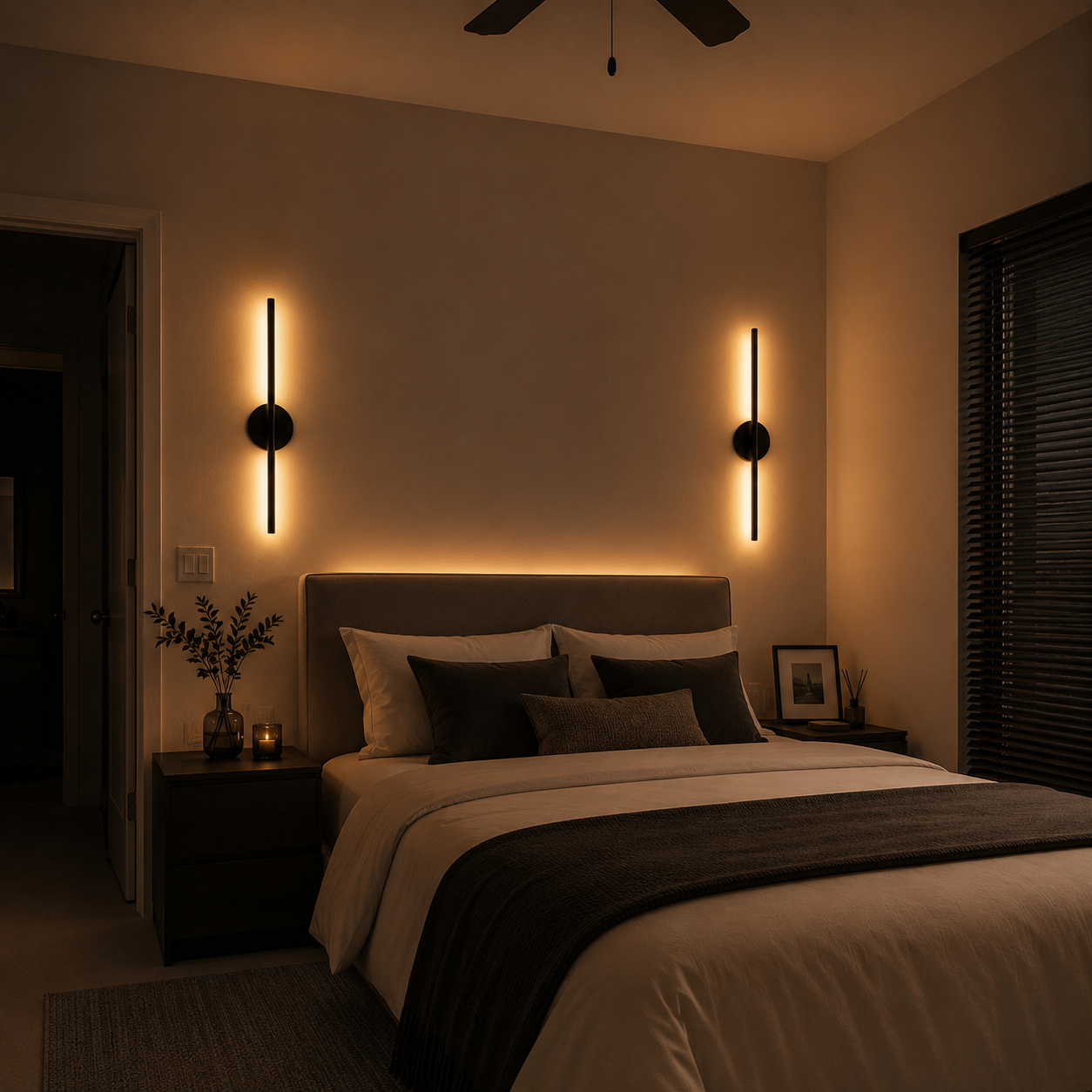 LuxeBeam Wireless Wall Lights
