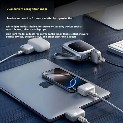 Smart Full Charge Auto Separator USB- C Battery Overcharge Protection