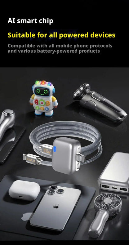 Smart Full Charge Auto Separator USB- C Battery Overcharge Protection